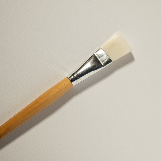 FACE MASK BRUSH- WOODEN HANDLE